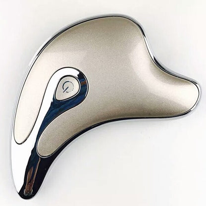 Masajeador Facial Gua Sha con Luz LED y Microcorriente