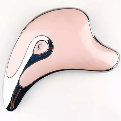 Masajeador Facial Gua Sha con Luz LED y Microcorriente